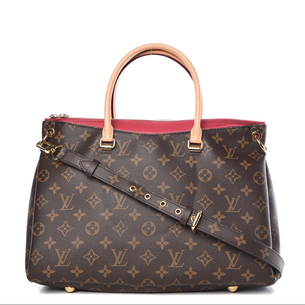 EUC LOUIS VUITTON MINI PALLAS DAHLIA HANDBAG